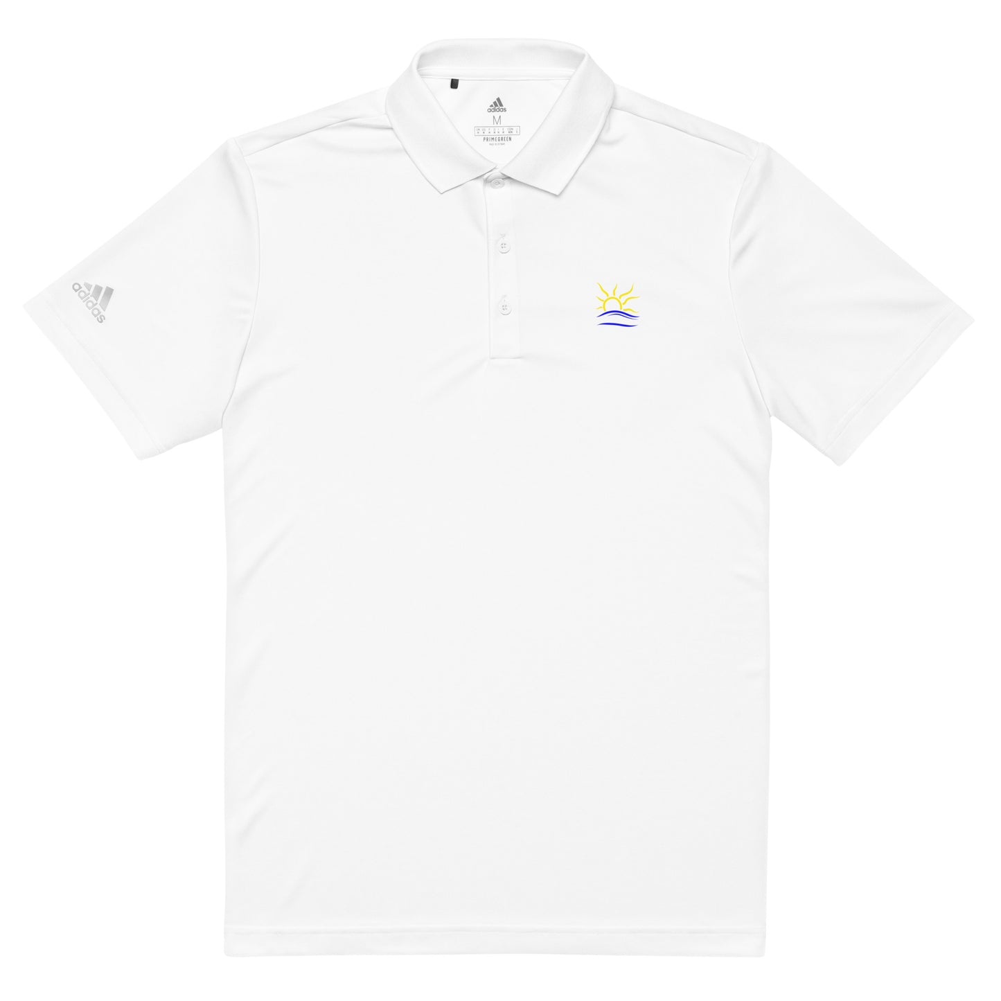 Adidas Premium Polo Shirt: Naturist Symbol