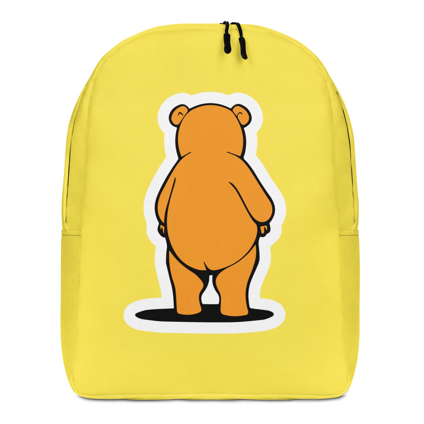 Bellamy Bear Minimalist Backpack - Yellow