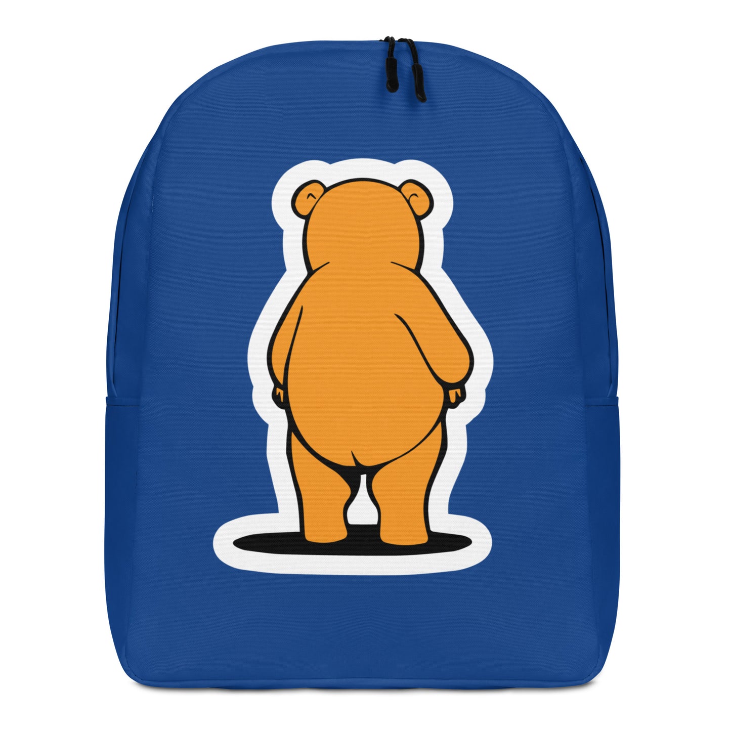 Bellamy Bear Minimalist Backpack - Blue