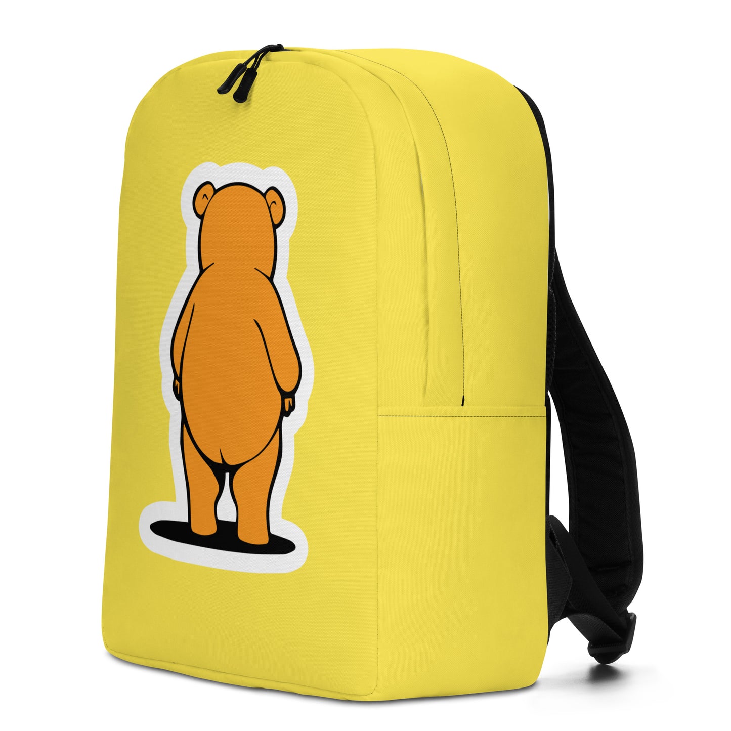 Bellamy Bear Minimalist Backpack - Yellow