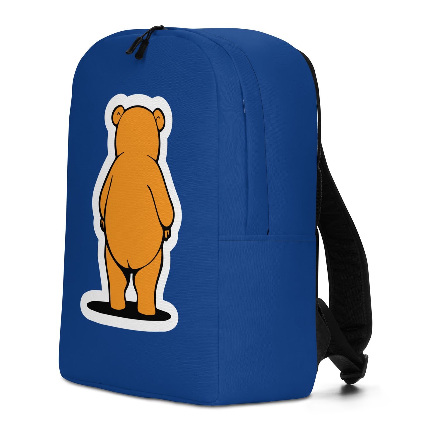 Bellamy Bear Minimalist Backpack - Blue