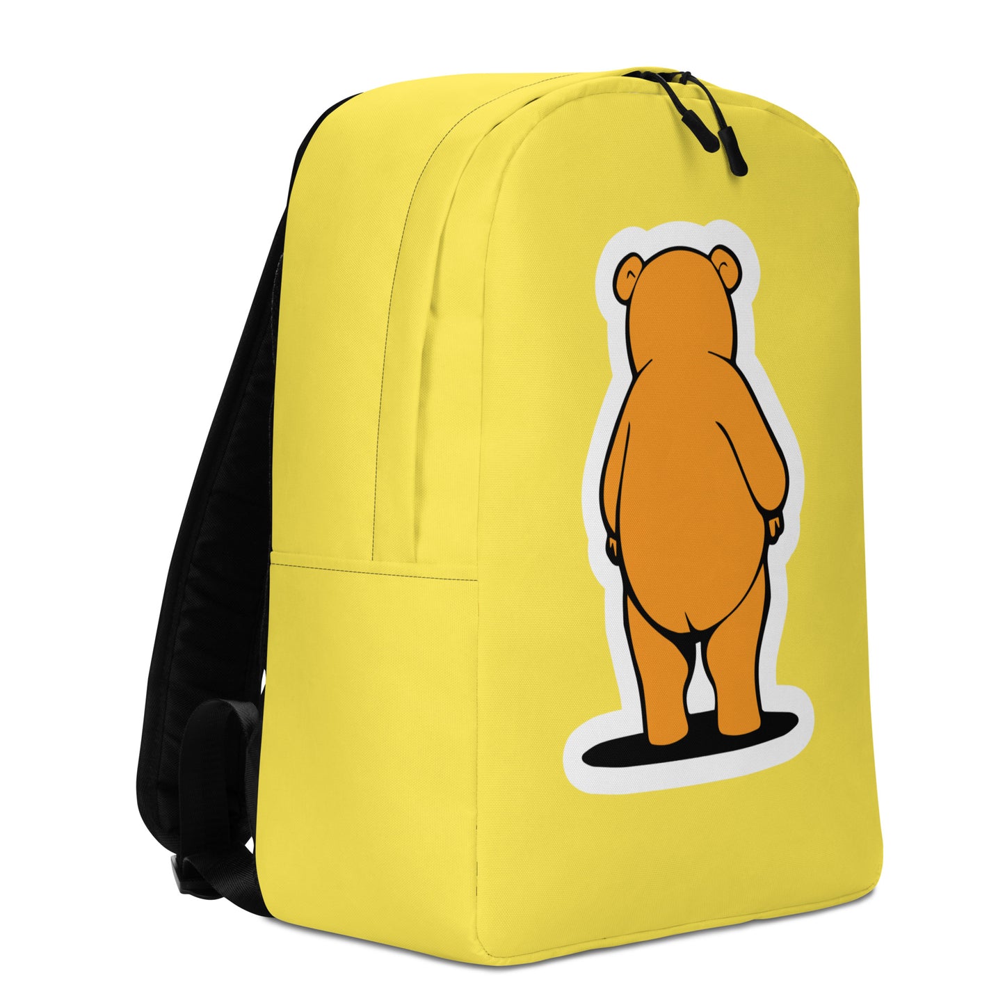 Bellamy Bear Minimalist Backpack - Yellow