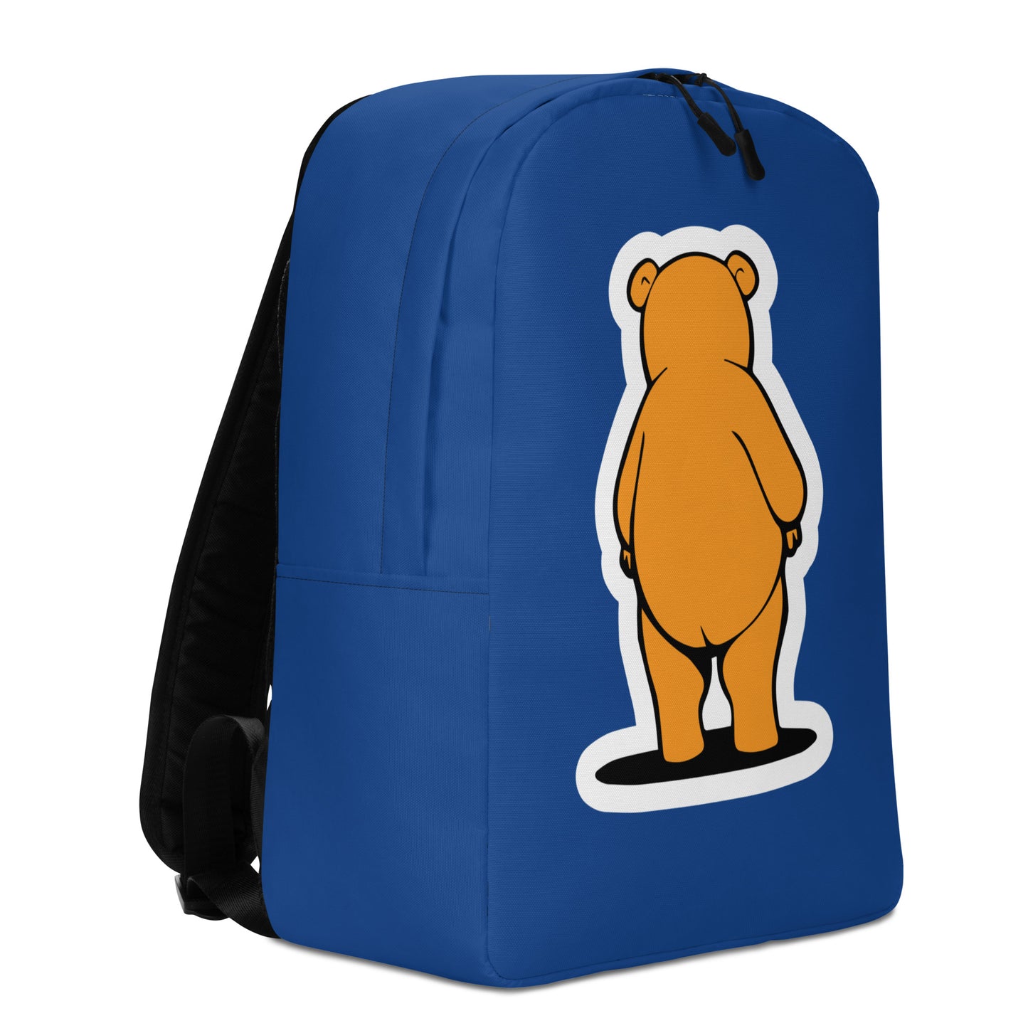 Bellamy Bear Minimalist Backpack - Blue