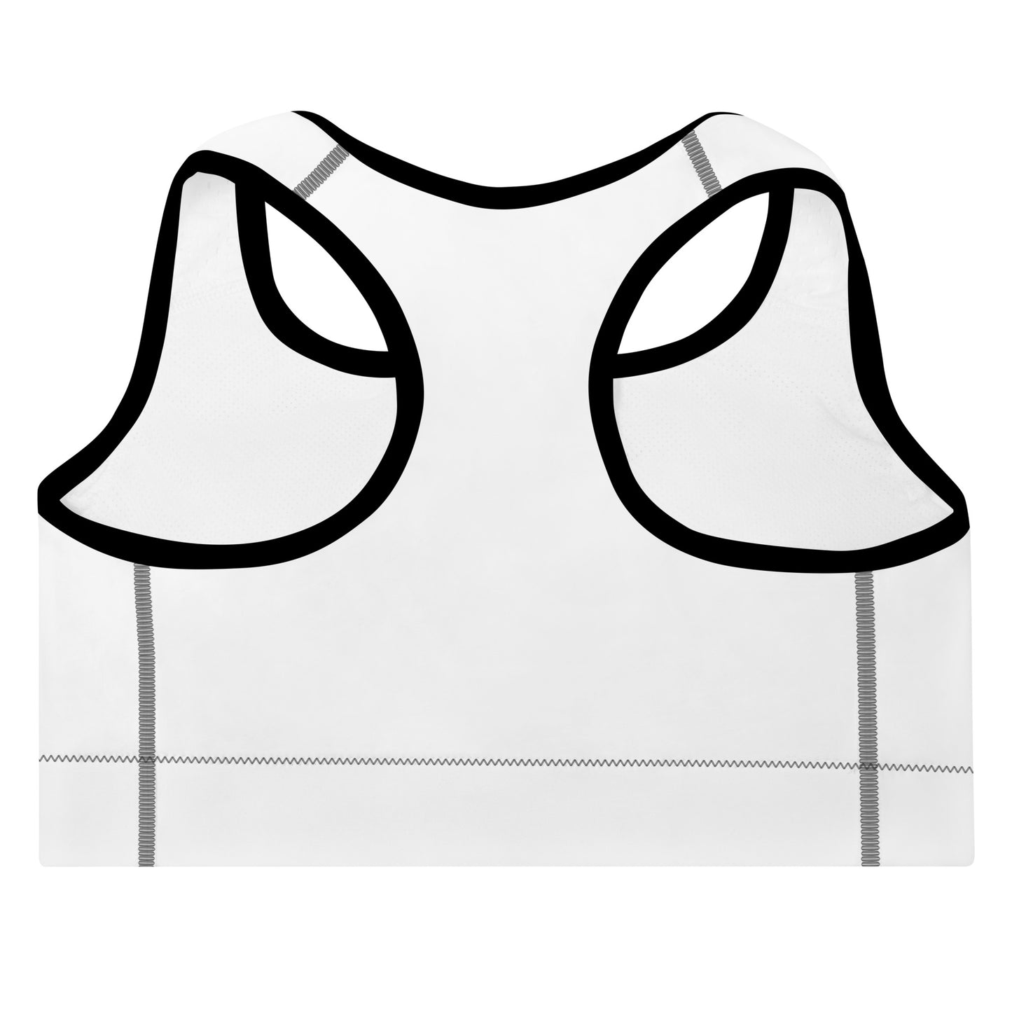 Naturist Symbol Padded Sports Bra