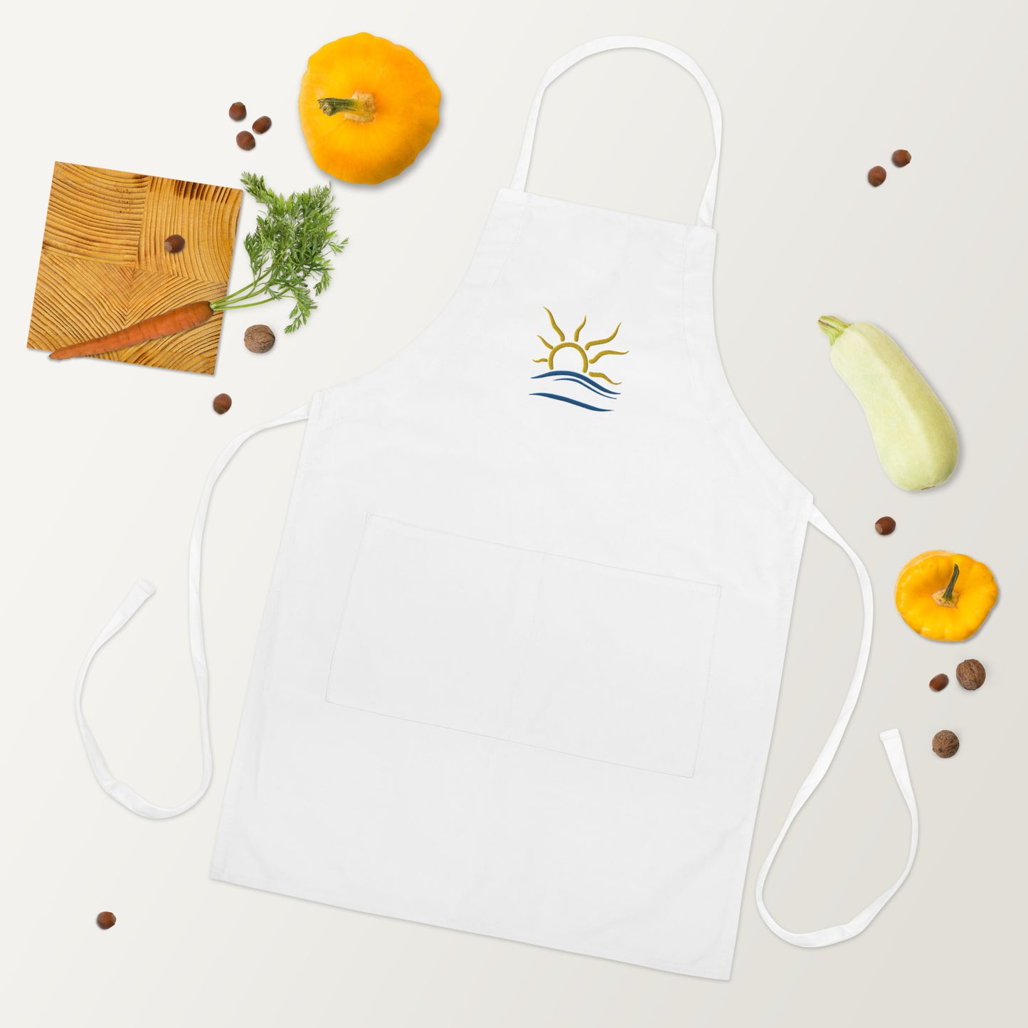 Embroidered Apron: Naturist Symbol