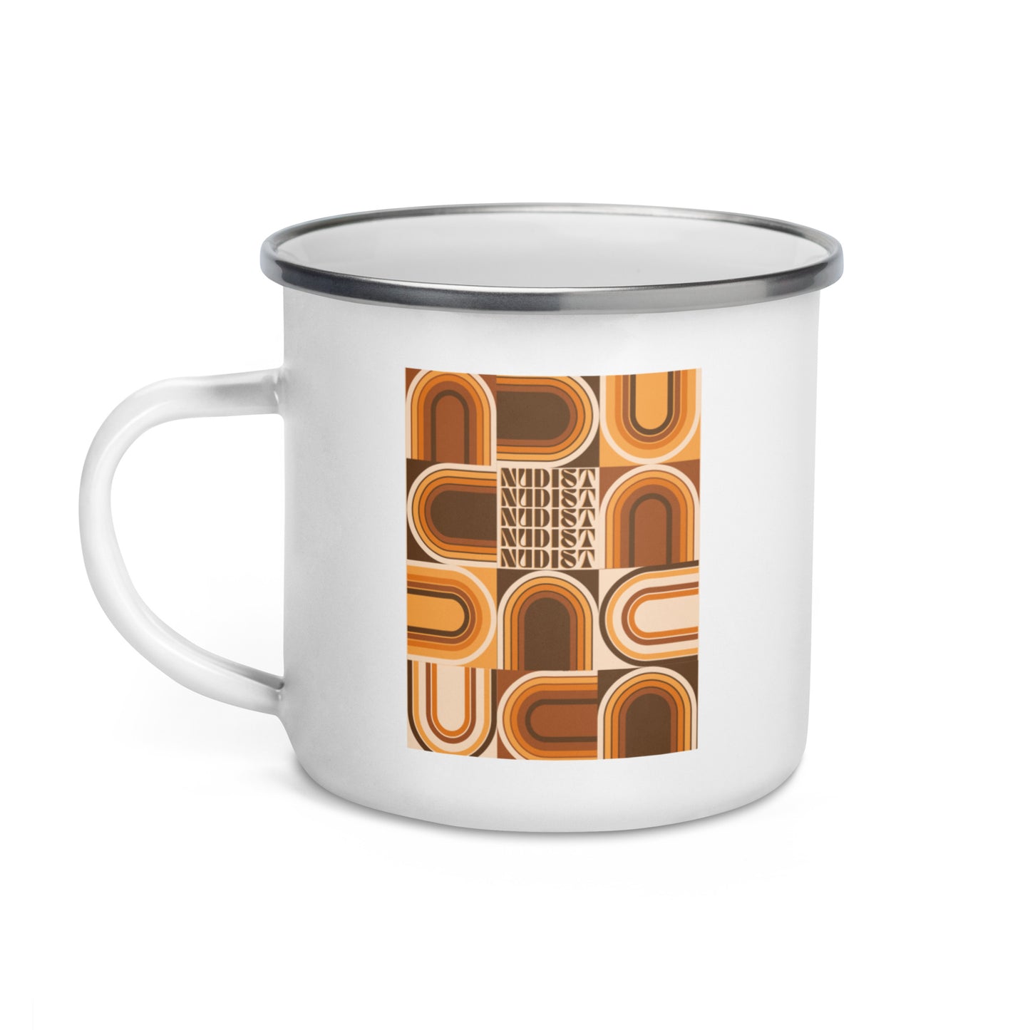 Nudist Nudist Nudist Enamel Mug