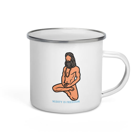 Nudity is Freedom Enamel Mug