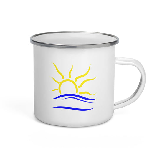 Naturist Symbol Enamel Mug