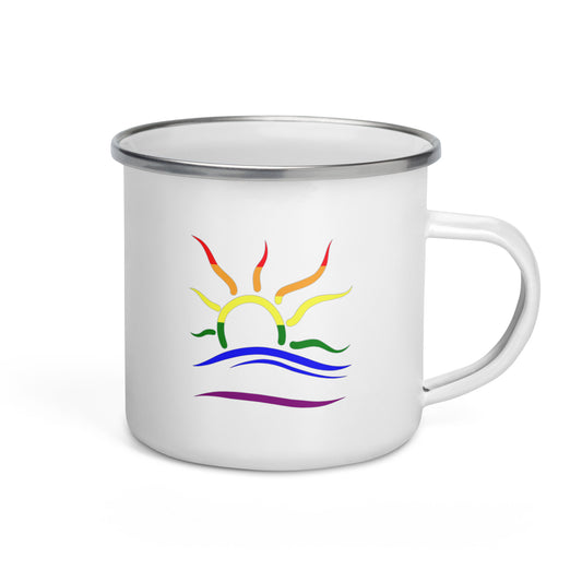 Naturist Symbol (Pride) Enamel Mug