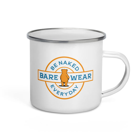 Be Naked Everyday Enamel Mug