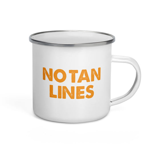 No Tan Lines Enamel Mug