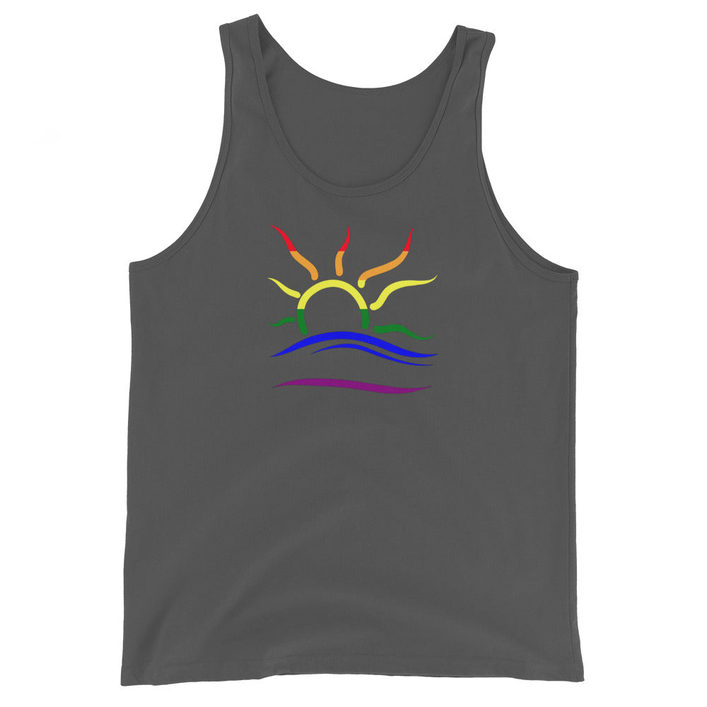 Standard Naturist Symbol (Pride) Unisex Tank Top