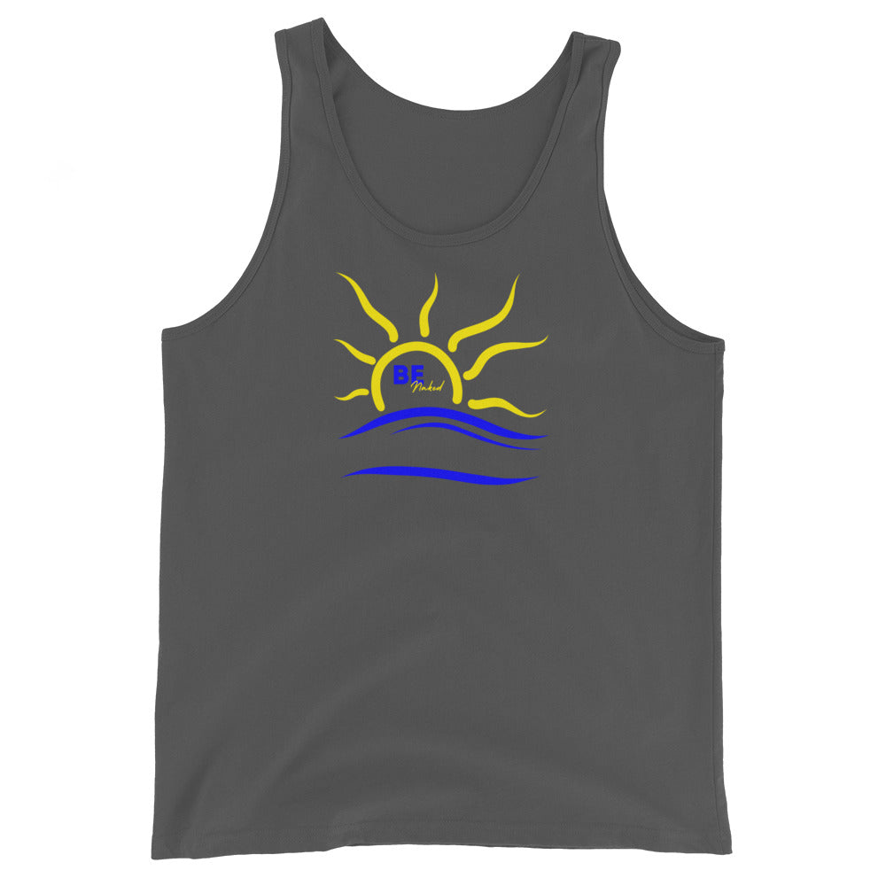 Standard Naturist Symbol - Be Naked Unisex Tank Top