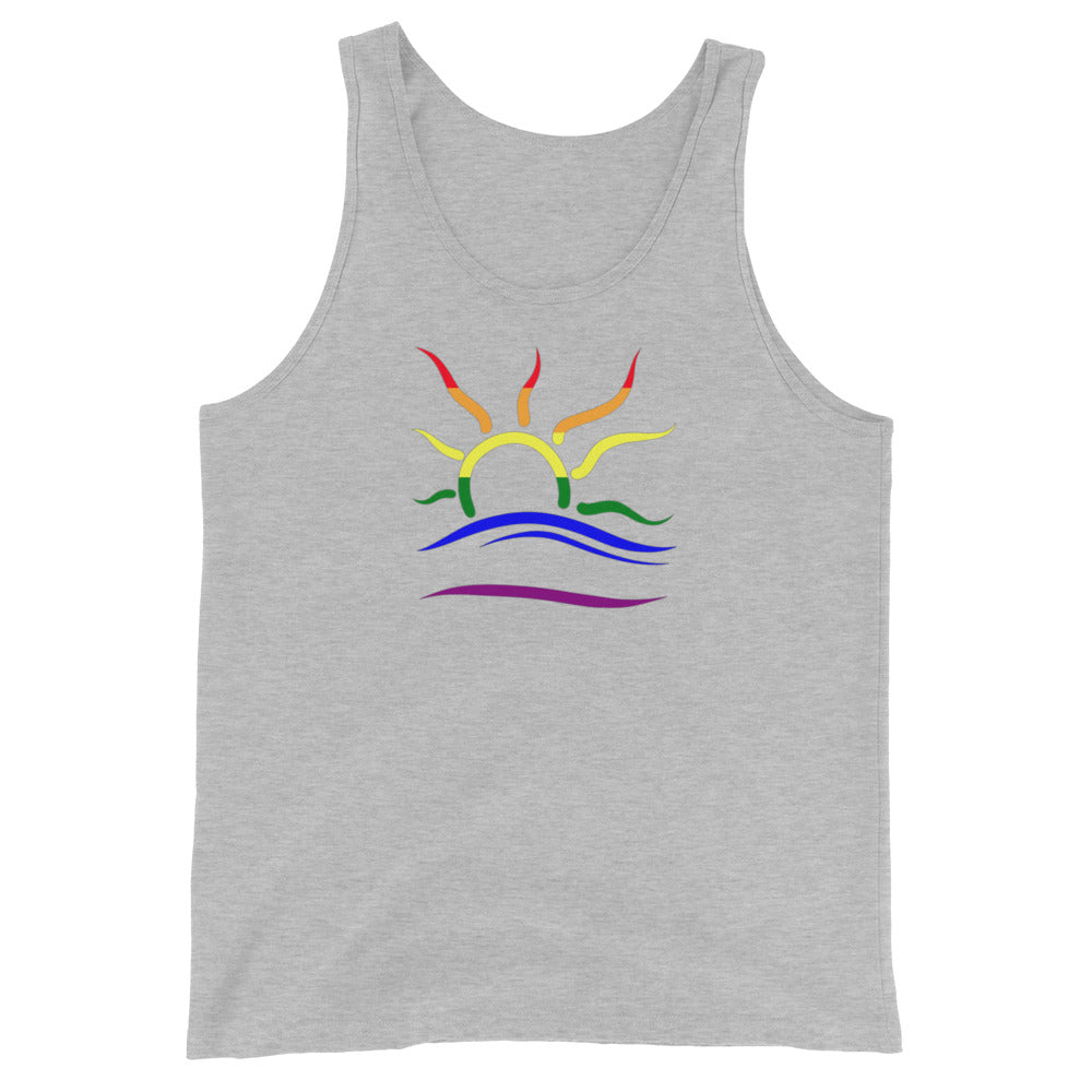 Standard Naturist Symbol (Pride) Unisex Tank Top