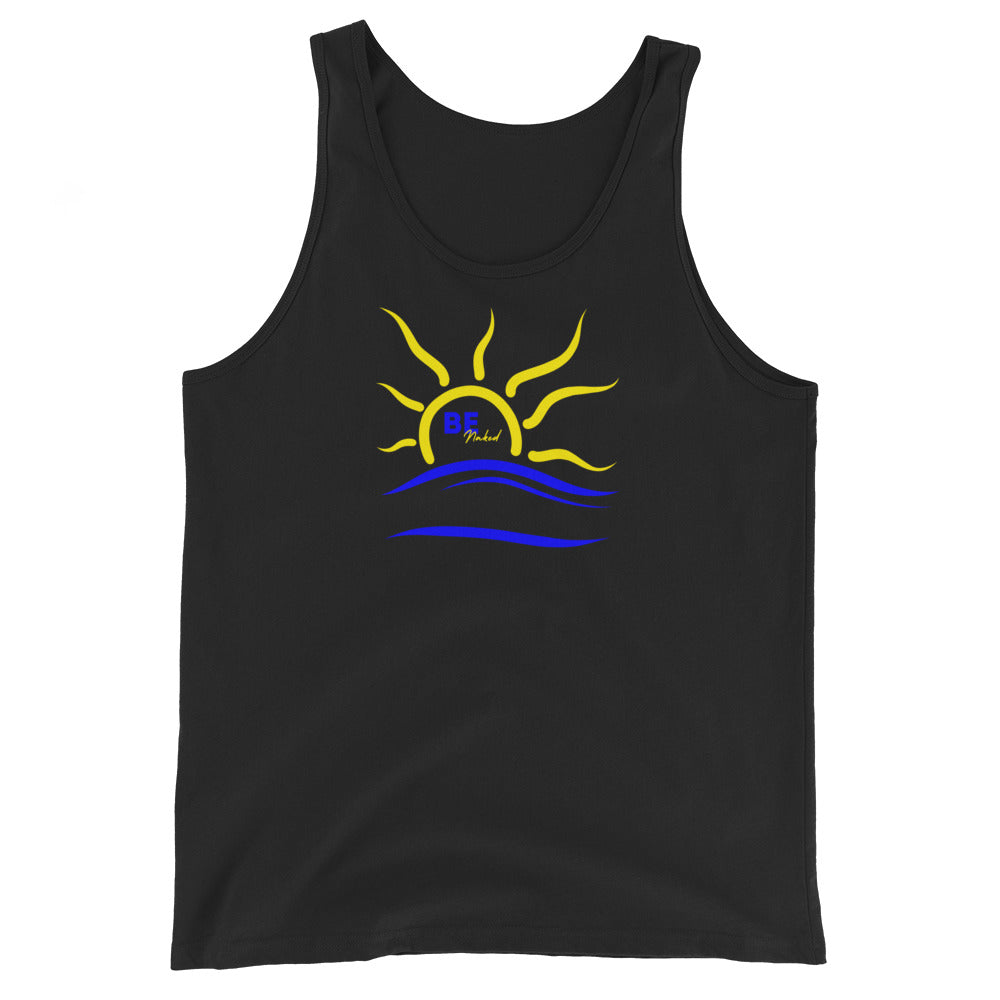 Standard Naturist Symbol - Be Naked Unisex Tank Top