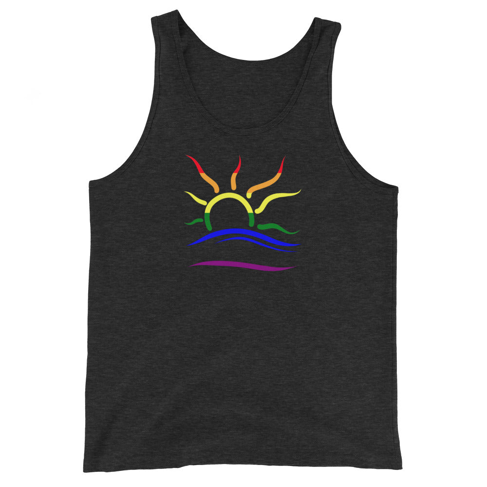 Standard Naturist Symbol (Pride) Unisex Tank Top