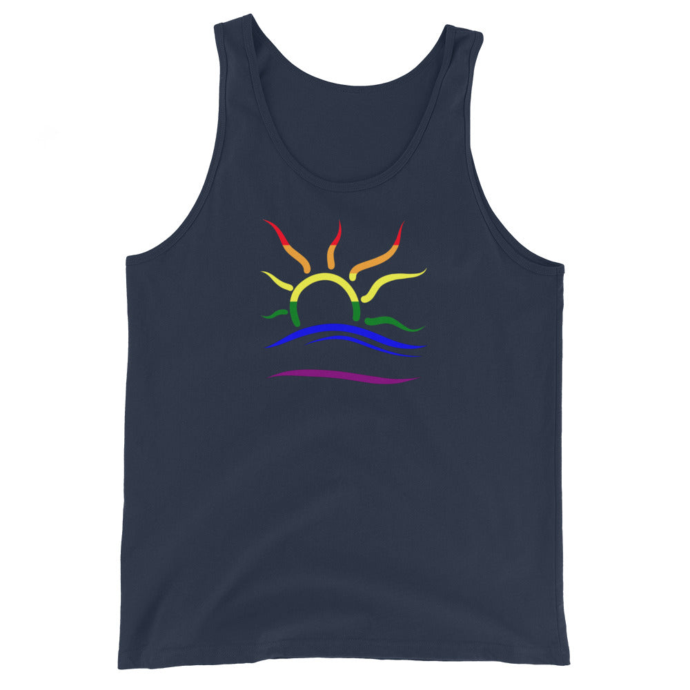 Standard Naturist Symbol (Pride) Unisex Tank Top