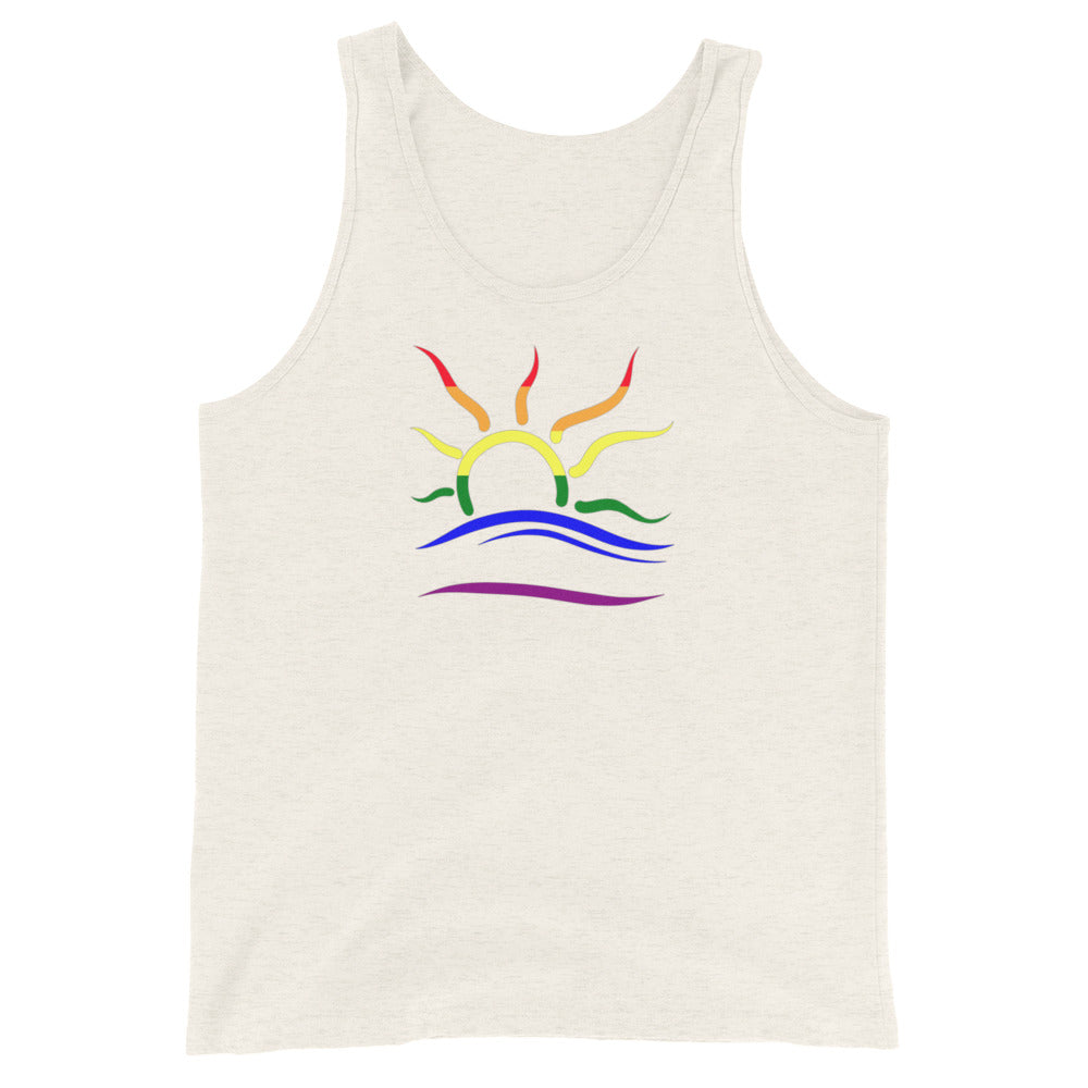 Standard Naturist Symbol (Pride) Unisex Tank Top