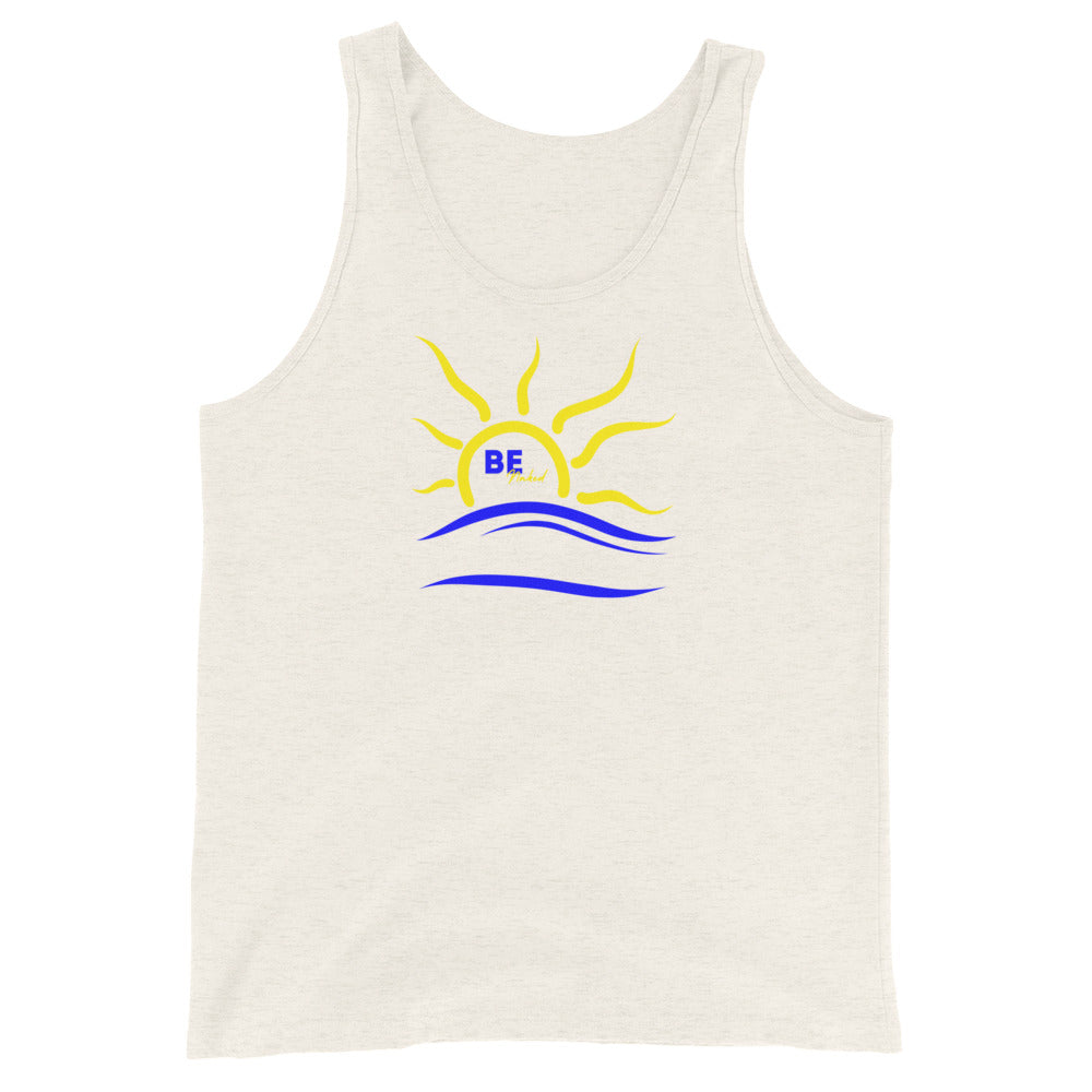 Standard Naturist Symbol - Be Naked Unisex Tank Top