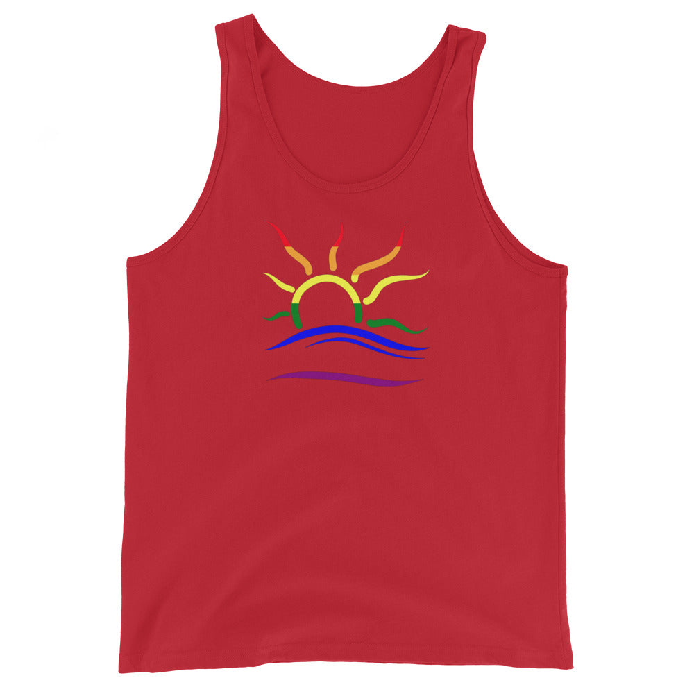 Standard Naturist Symbol (Pride) Unisex Tank Top