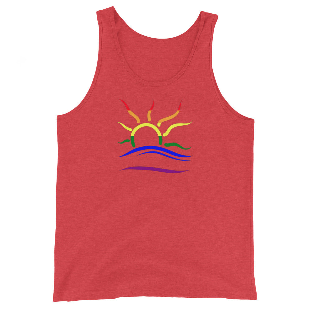 Standard Naturist Symbol (Pride) Unisex Tank Top