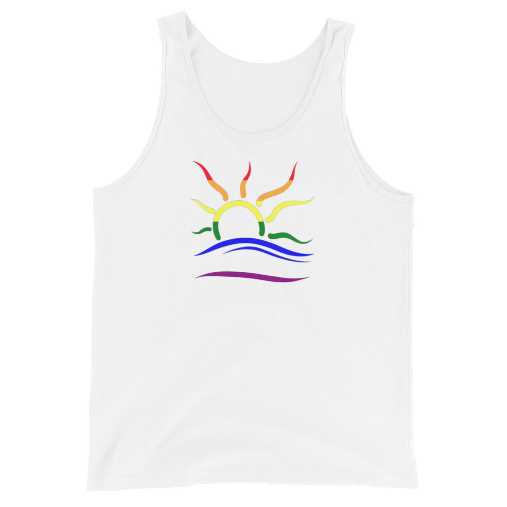 Standard Naturist Symbol (Pride) Unisex Tank Top