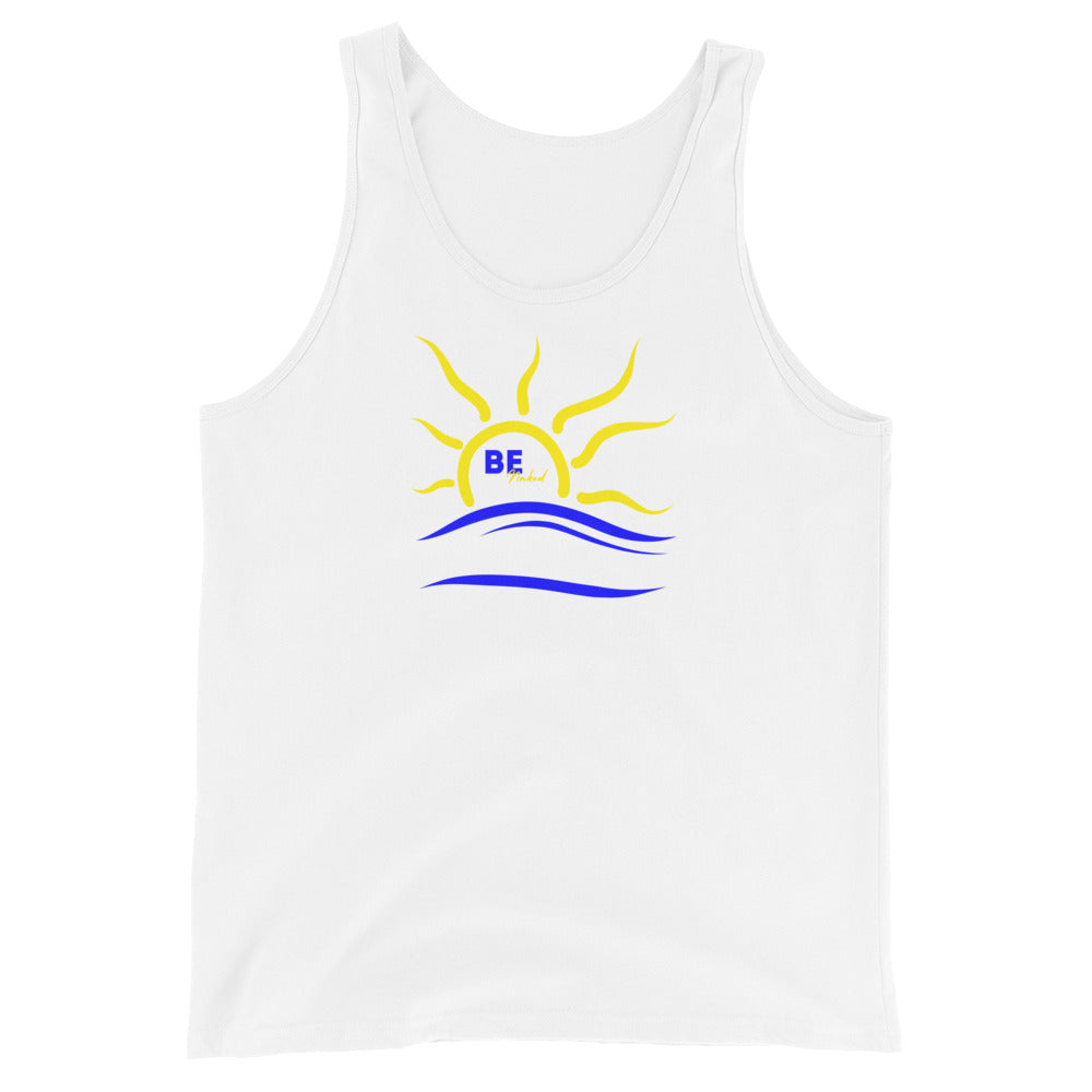 Standard Naturist Symbol - Be Naked Unisex Tank Top