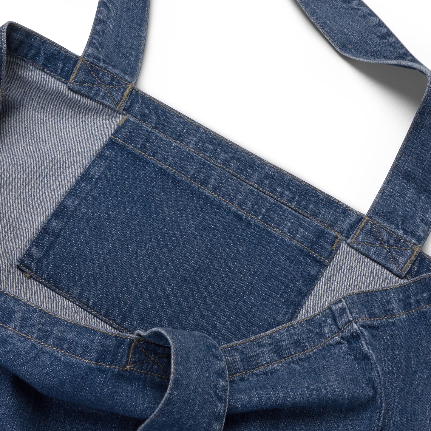 Naturist Symbol Organic denim tote bag