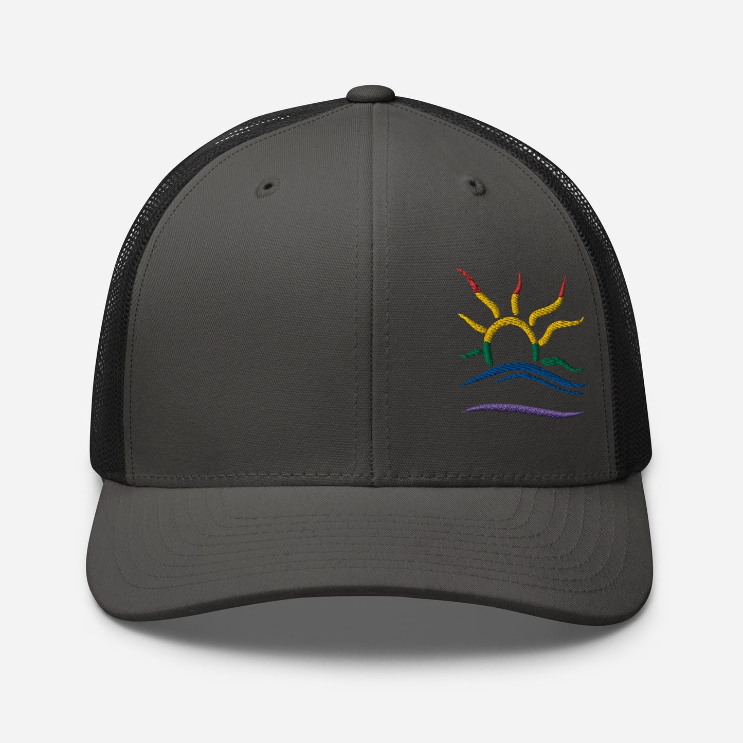 Embroidered Naturist Symbol (Pride) Trucker Cap