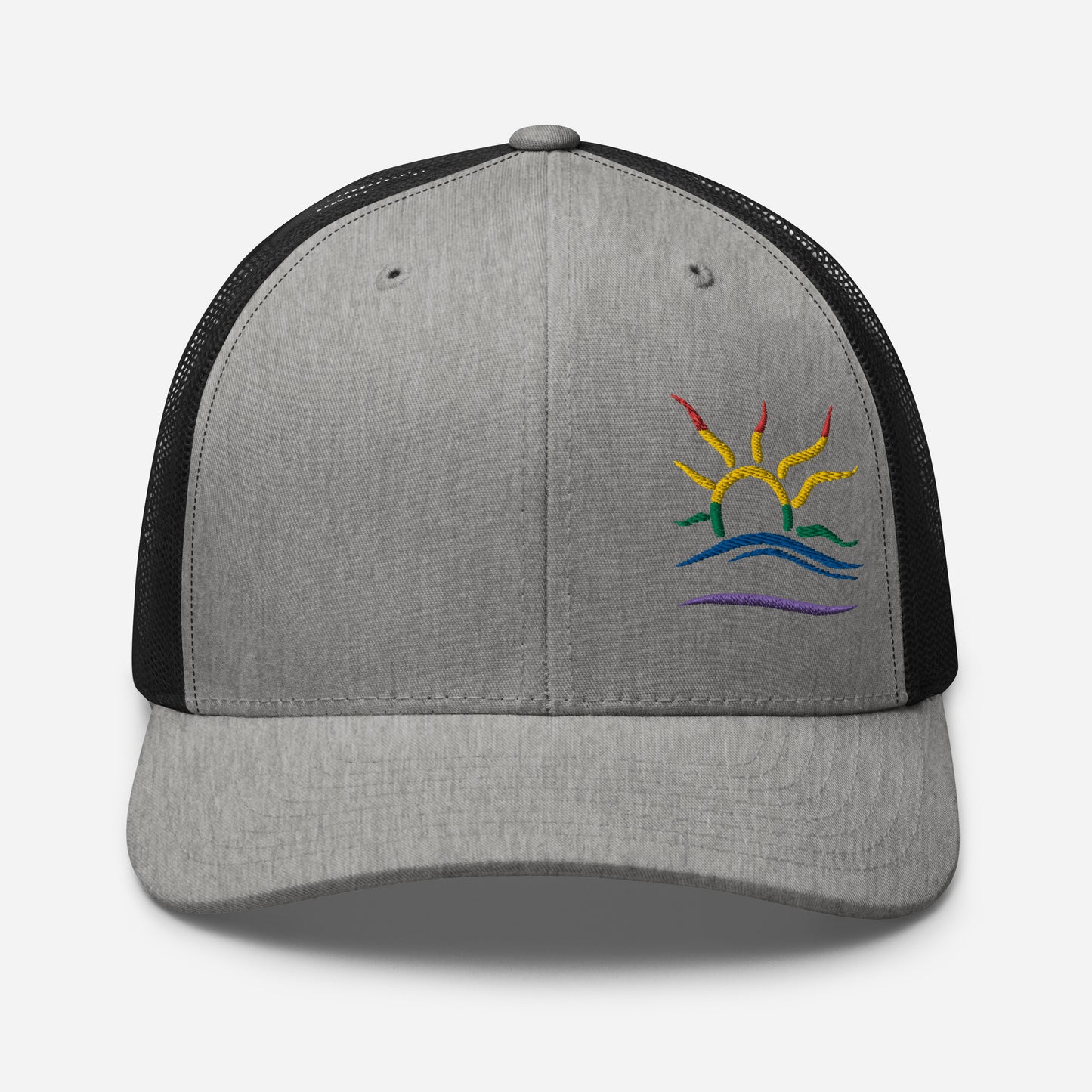 Embroidered Naturist Symbol (Pride) Trucker Cap