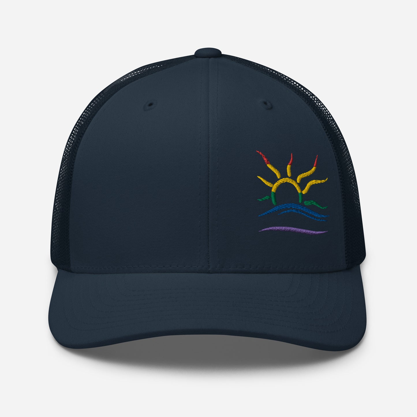 Embroidered Naturist Symbol (Pride) Trucker Cap