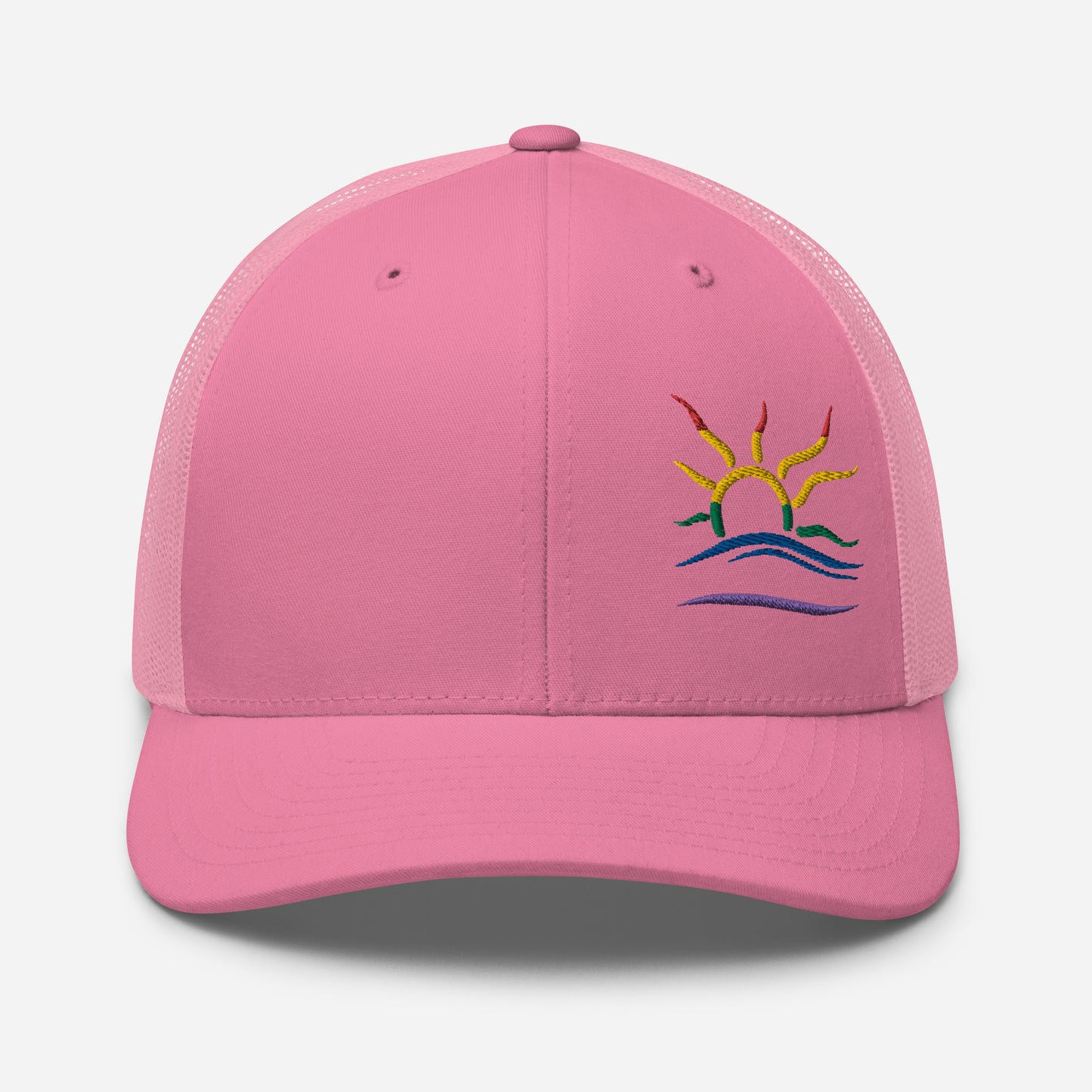 Embroidered Naturist Symbol (Pride) Trucker Cap