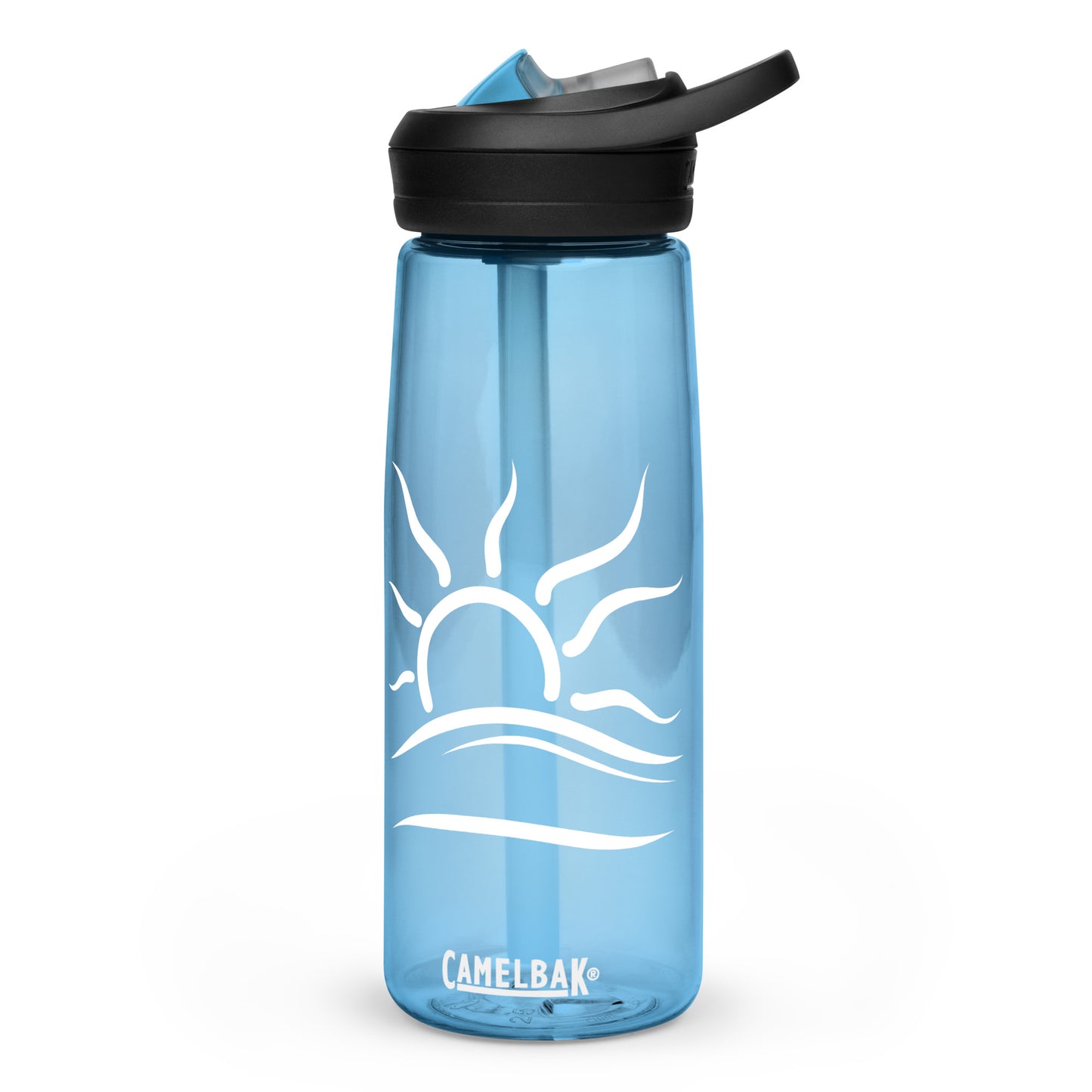 Naturists Symbol (White) Sports water bottle