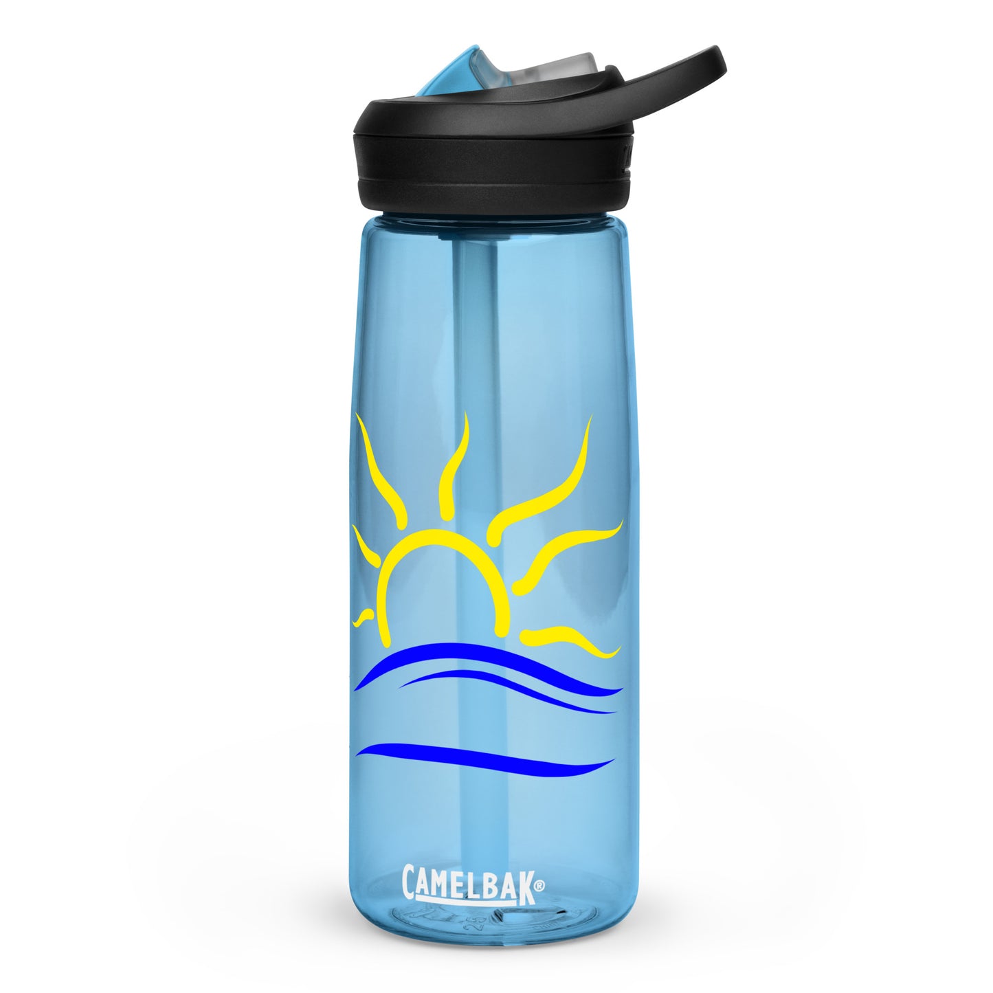 Naturist Symbol Sports water bottle