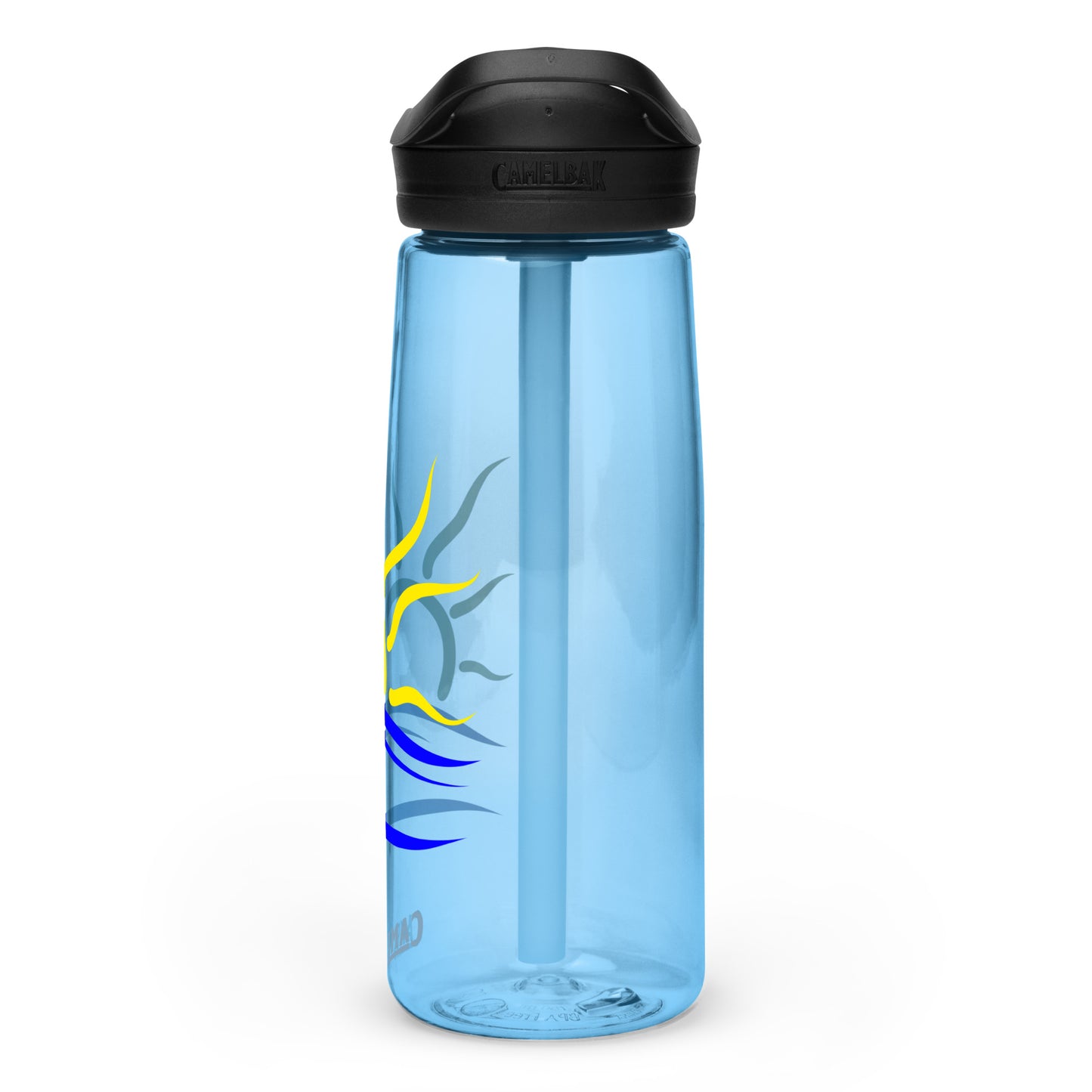 Naturist Symbol Sports water bottle