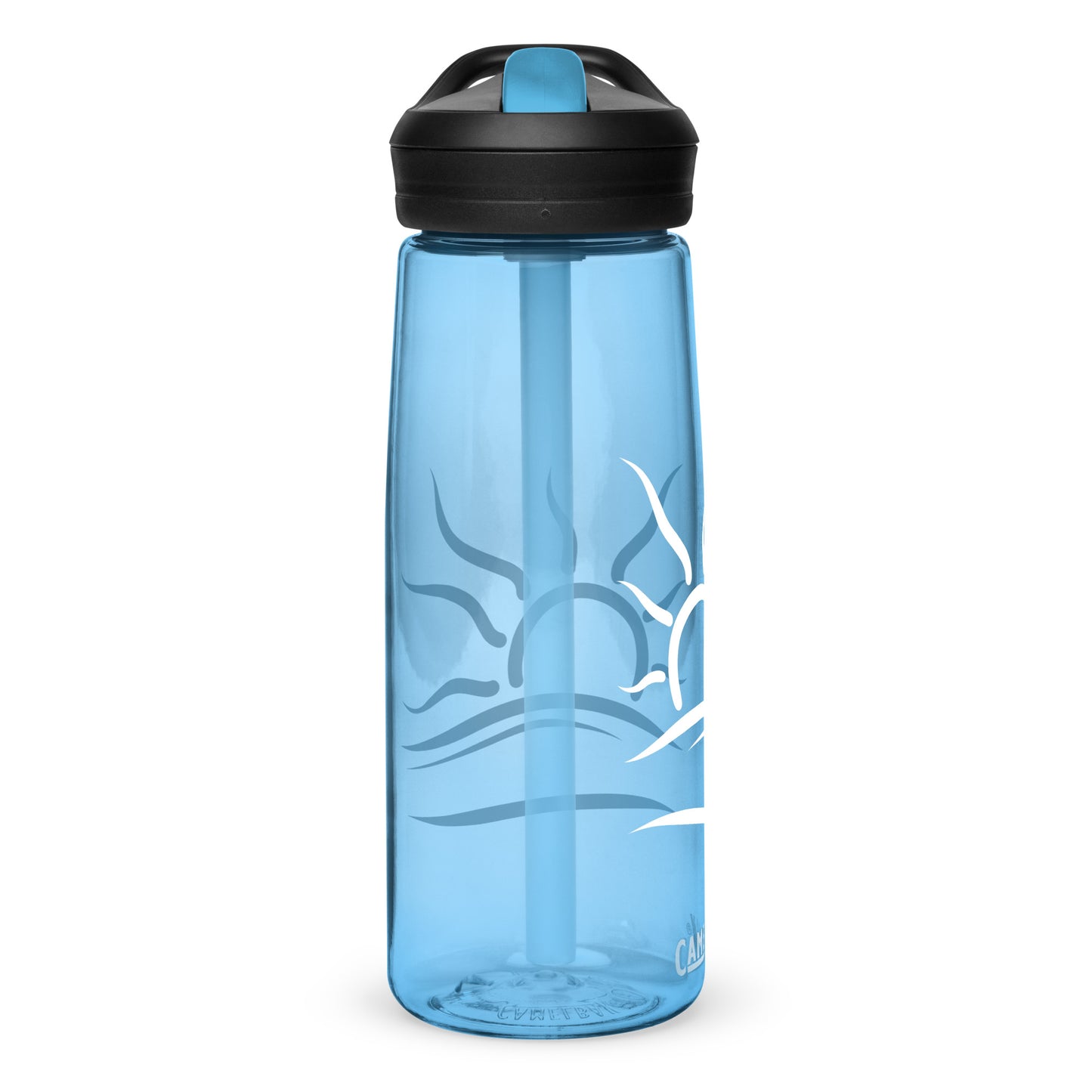 Naturists Symbol (White) Sports water bottle