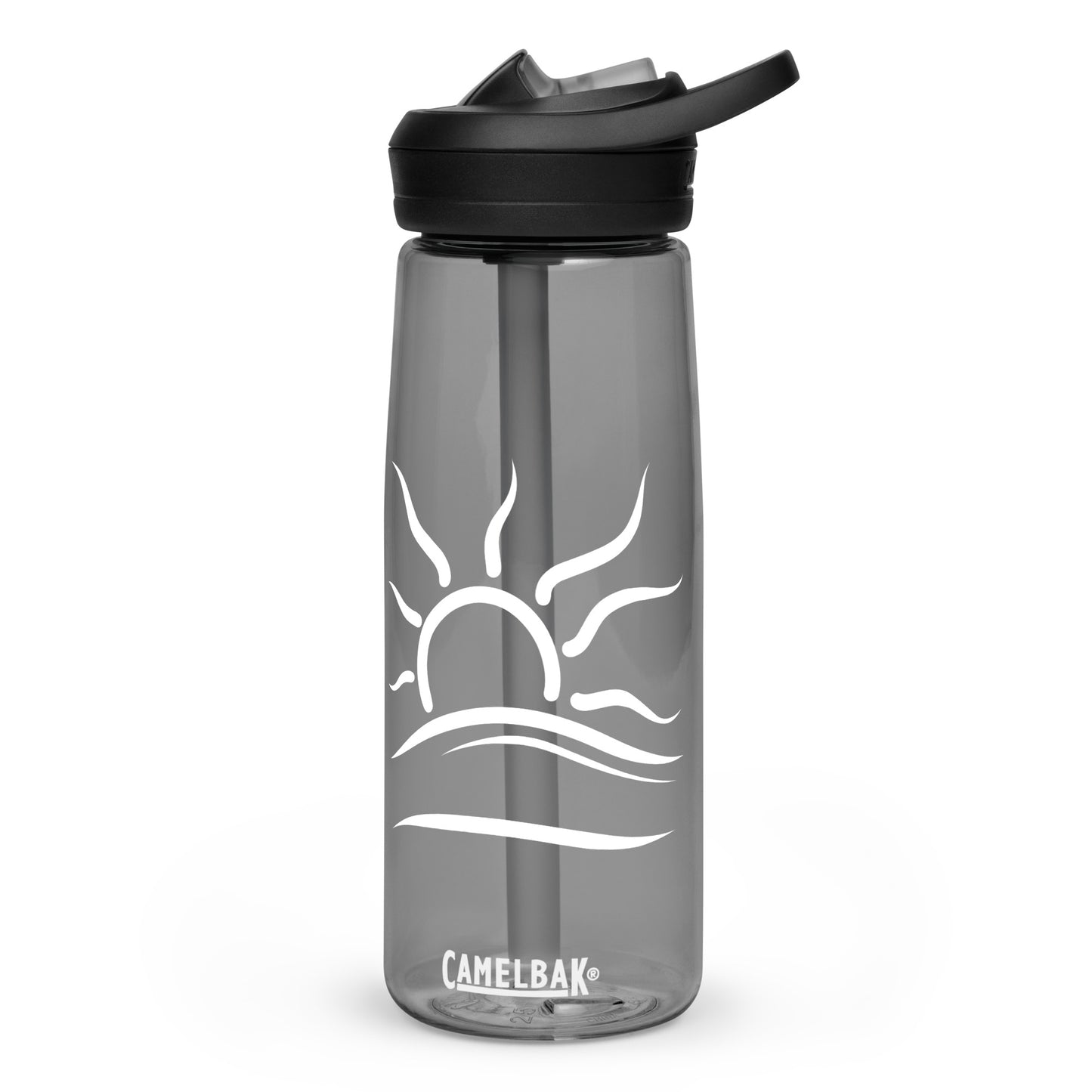 Naturists Symbol (White) Sports water bottle