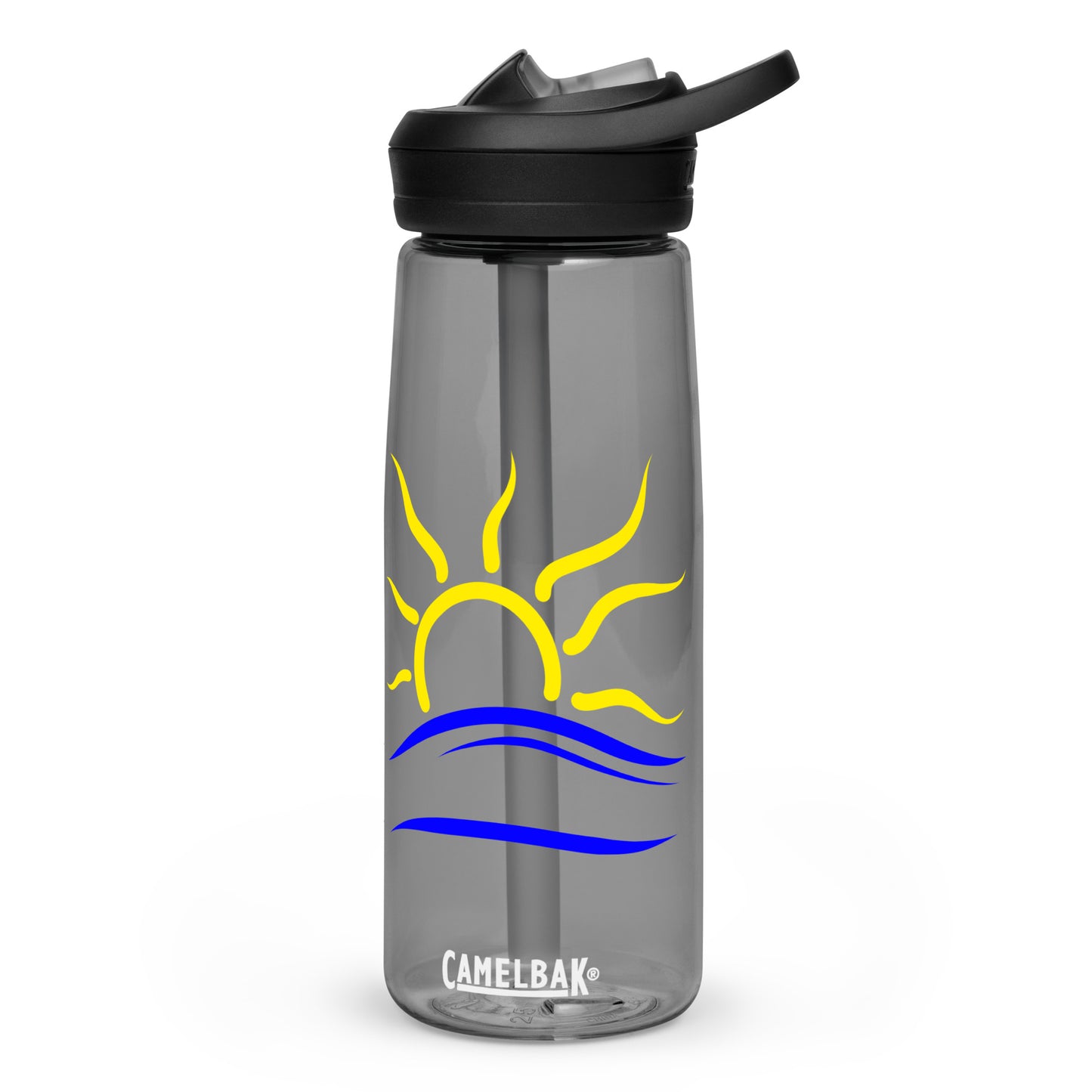 Naturist Symbol Sports water bottle