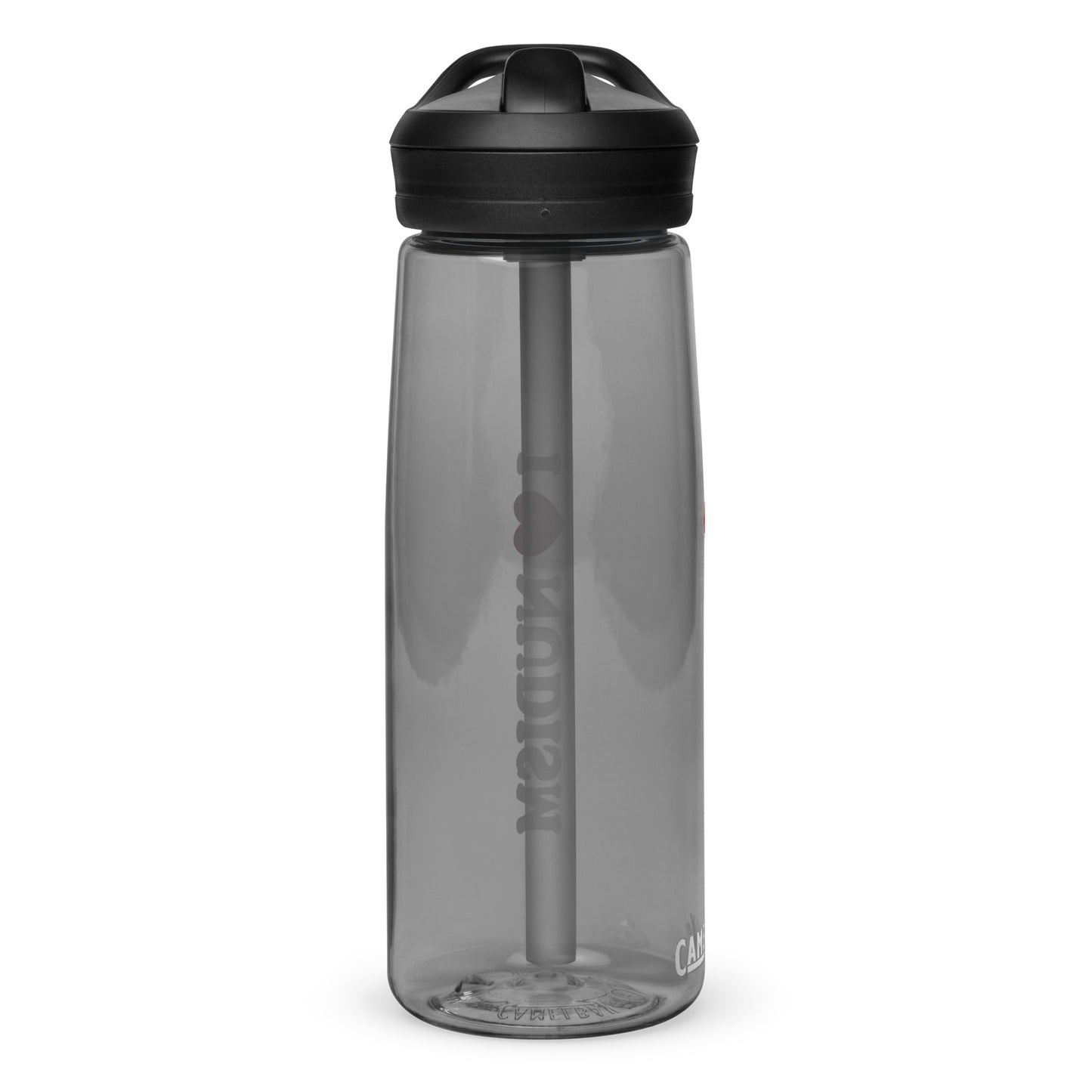 I Love Nudism Sports water bottle