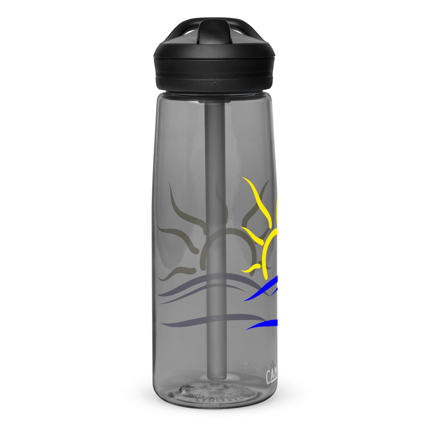 Naturist Symbol Sports water bottle