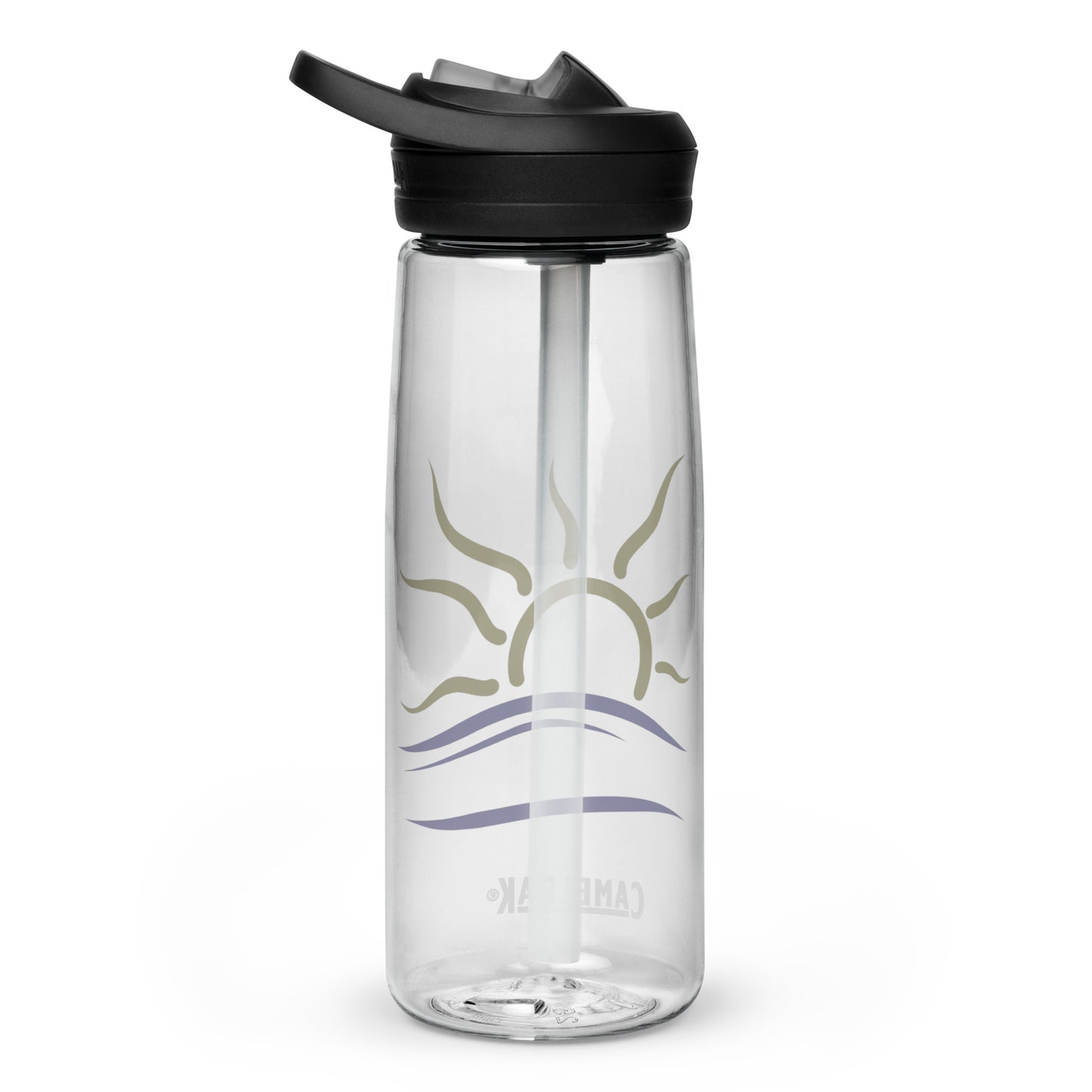 Naturist Symbol Sports water bottle