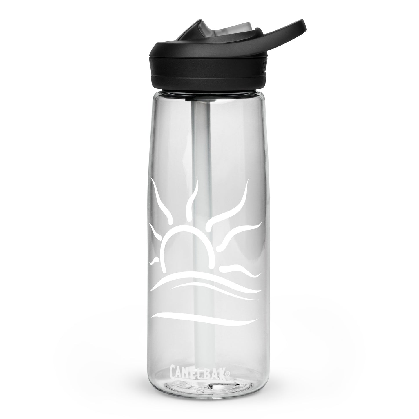 Naturists Symbol (White) Sports water bottle