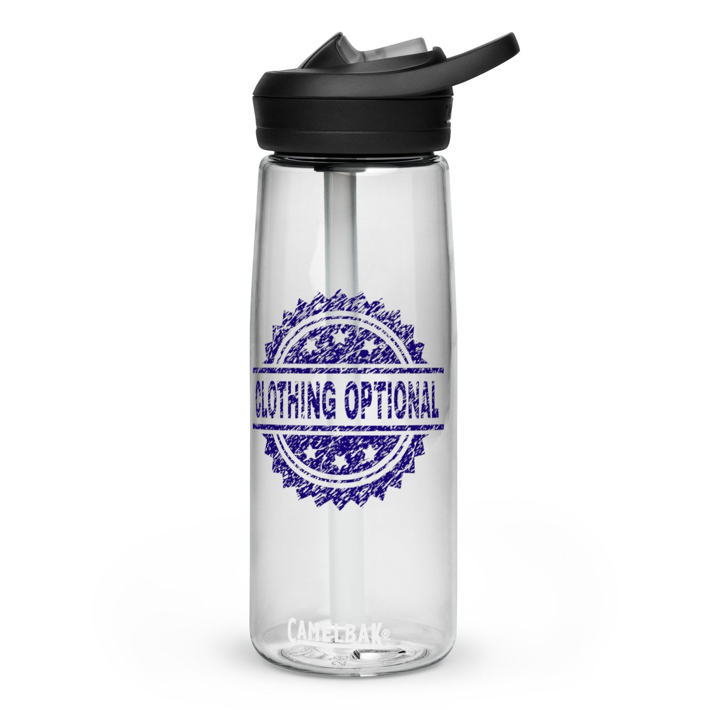 Clothing Optional Sports water bottle