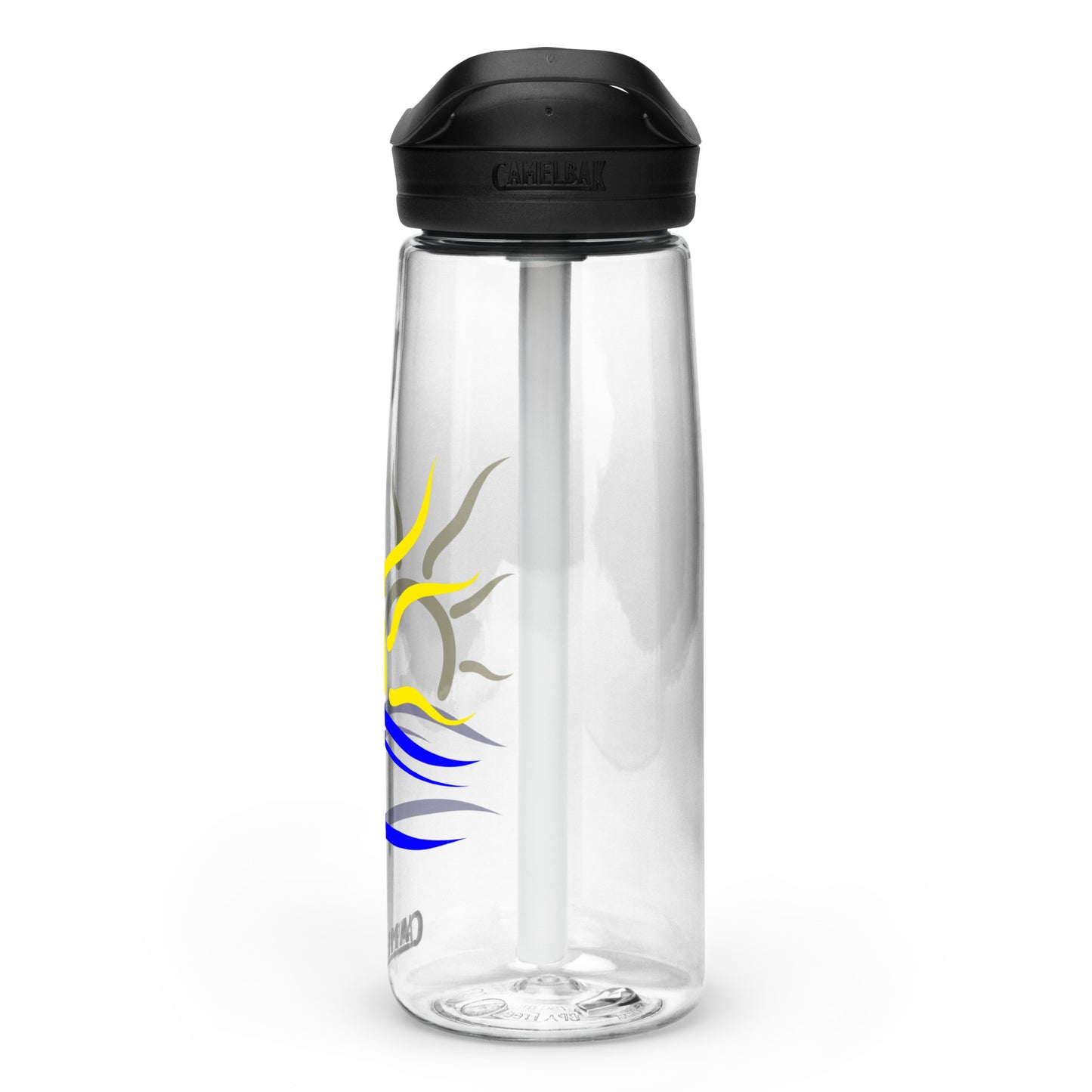 Naturist Symbol Sports water bottle