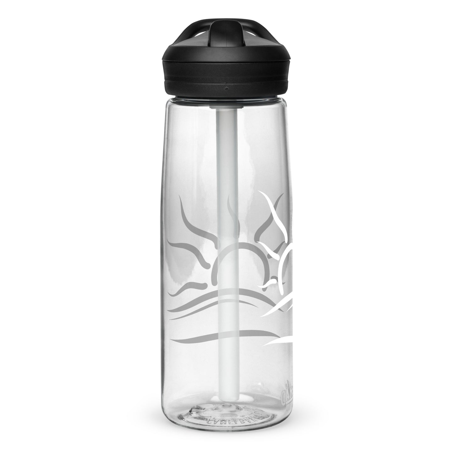 Naturists Symbol (White) Sports water bottle