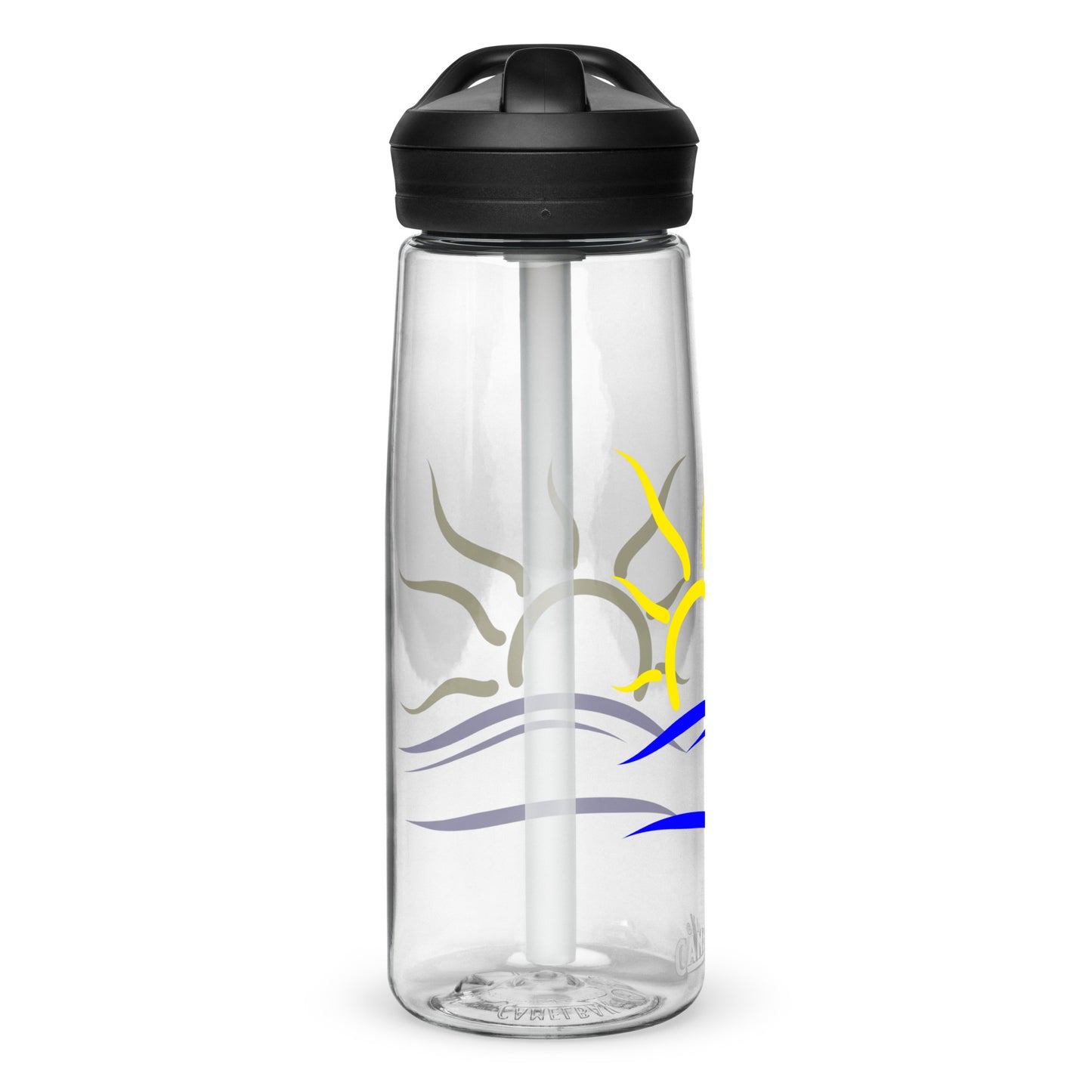 Naturist Symbol Sports water bottle