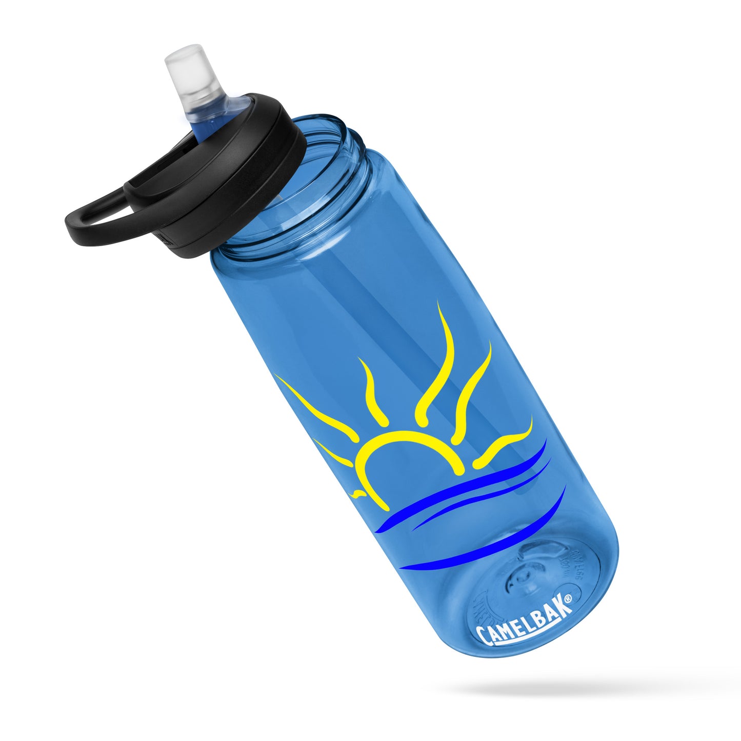 Naturist Symbol Sports water bottle