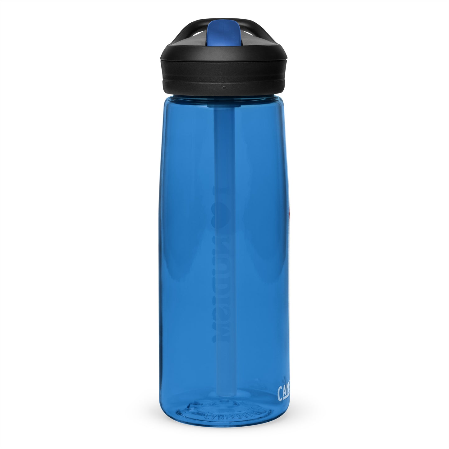 I Love Nudism Sports water bottle