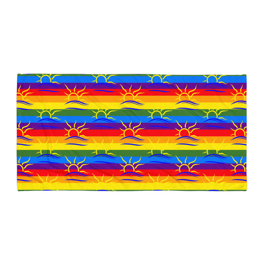 Naturist Symbol (Pride) Beach Towel