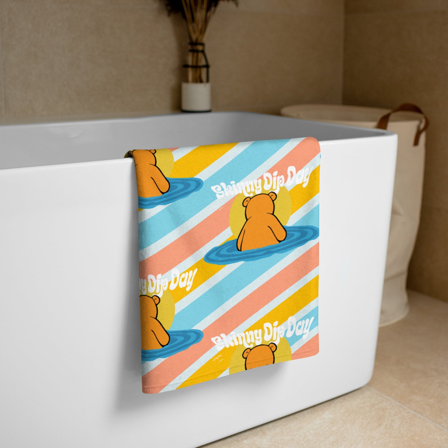 Skinny Dip Day Beach Towel